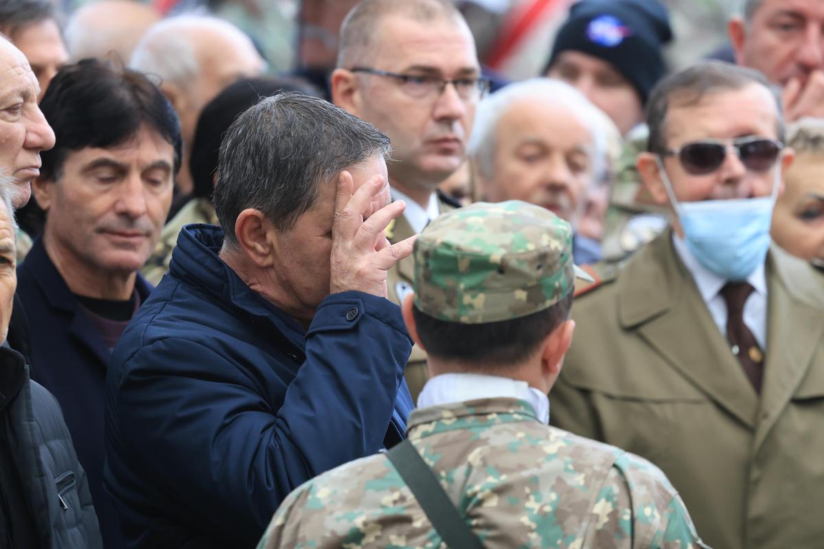 Lăcătuș, Balint, Boloni, Tudorel Stoica, la înmormântarea lui Emeric Ienei // foto: Ionuț Iordache (GSP.ro)