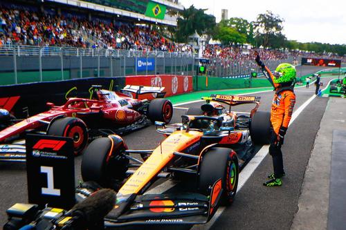 Lando Norris, în pole-position în Brazilia // foto: Imago Images
