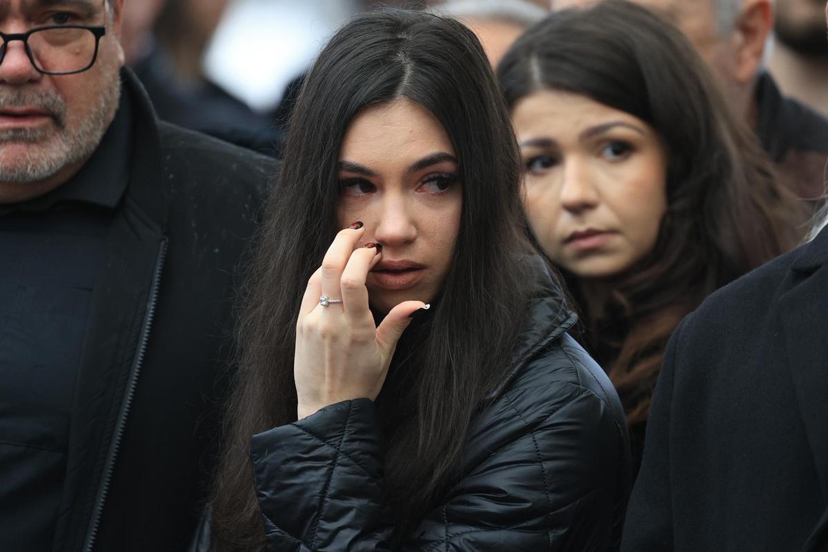 Familia lui Emeric Ienei, la înmormântarea marelui antrenor // foto: Ionuț Iordache (GSP.ro)
