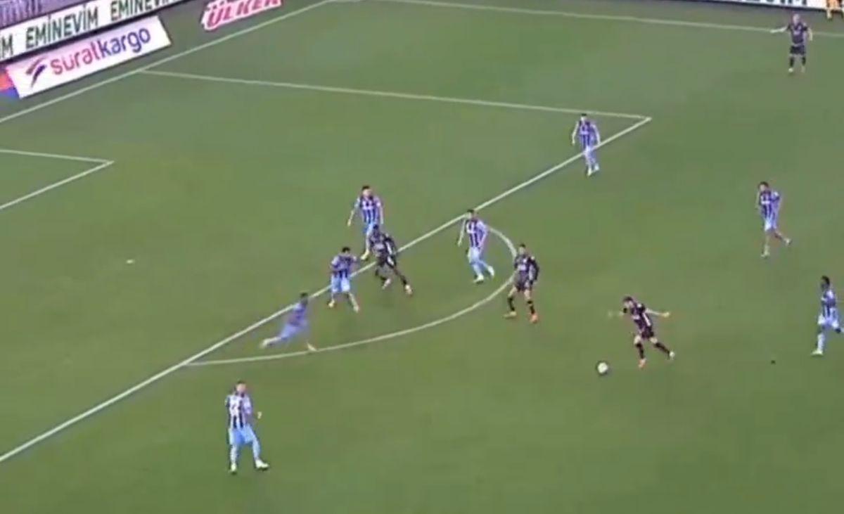 De unde a înscris Ianis Hagi în Trabzonspor - Alanyaspor