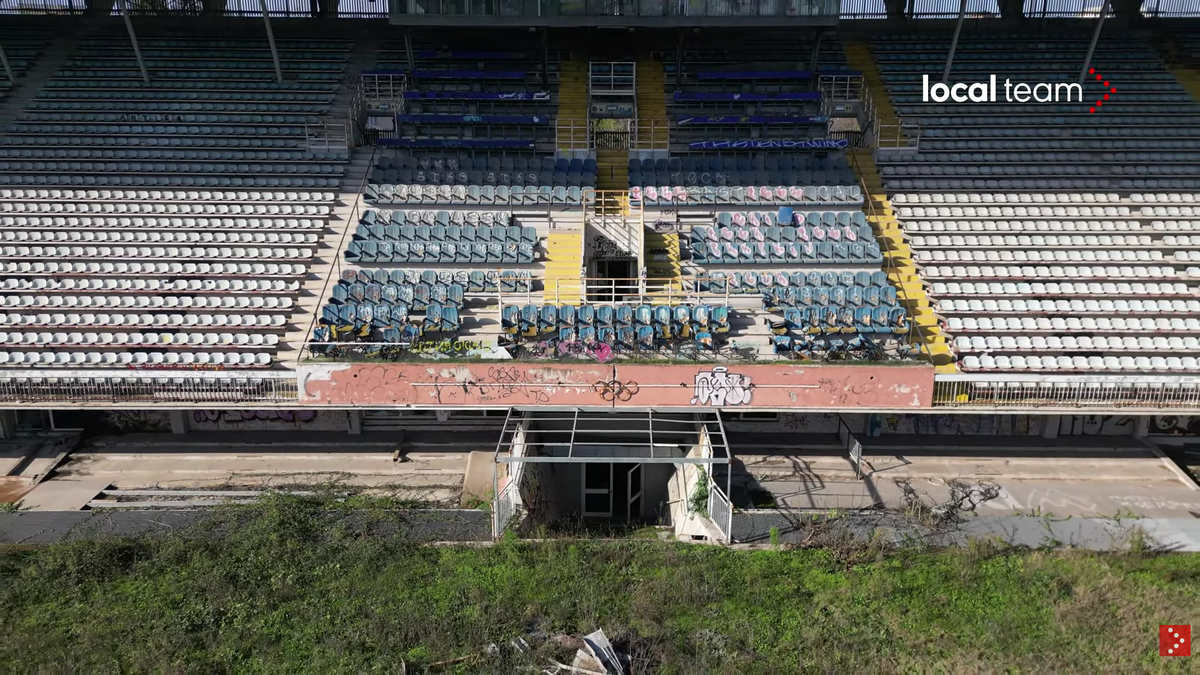 Cum a ajuns să arate stadionul Flaminio, situat chiar în centrul Romei