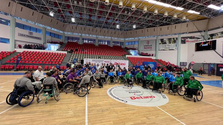 Ceremonia de deschidere a Campionatului Național de Baschet în Fotoliu Rulant/Foto: David Istrate (GSP.ro)