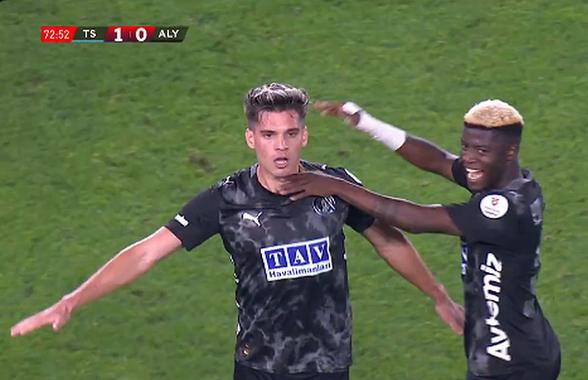 Ianis Hagi, GOL de la 25 de metri! L-a lăsat spectator pe Andre Onana