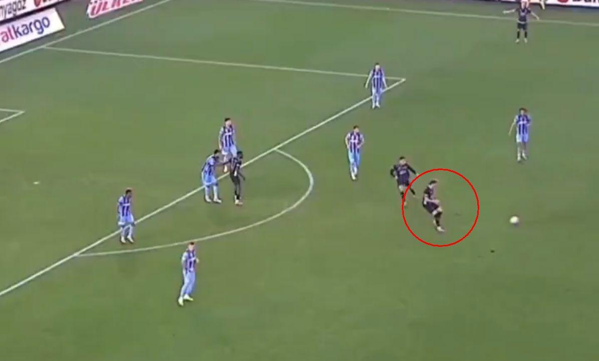 De unde a înscris Ianis Hagi în Trabzonspor - Alanyaspor