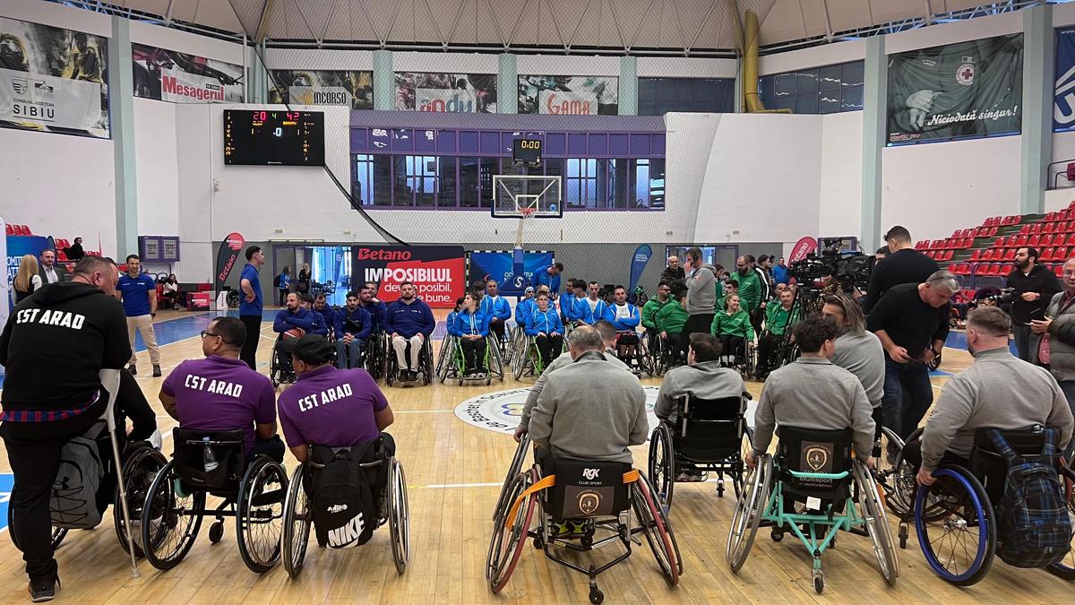 Sibiu, capitala baschetului paralimpic din România » 7 formații se duelează în prima etapă a campionatului național