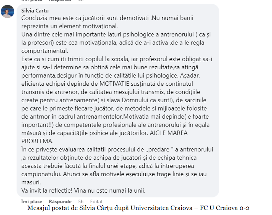 Rădoi, remarcă sexistă în direcția soției lui Cârțu » Președintele Craiovei a reacționat azi: „E părerea cuiva care nu se pricepe la fotbal”