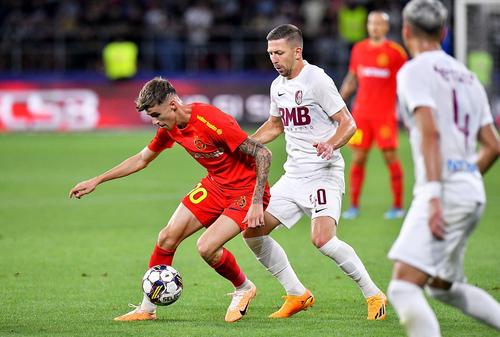 În tur, FCSB a câștigat la limită, 1-0 // foto: GSP