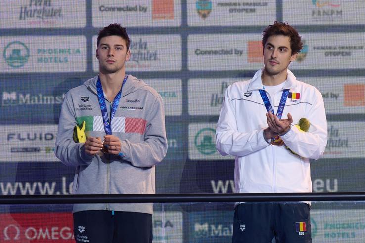 Andrei Ungur, bronz la 100 de metri spate la Campionatul European de înot în bazin scurt de la Otopeni