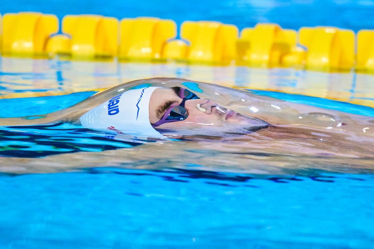 FOTO Andrei Ungur, bronz la 100 de metri spate la Campionatul European de înot în bazin scurt de la Otopeni