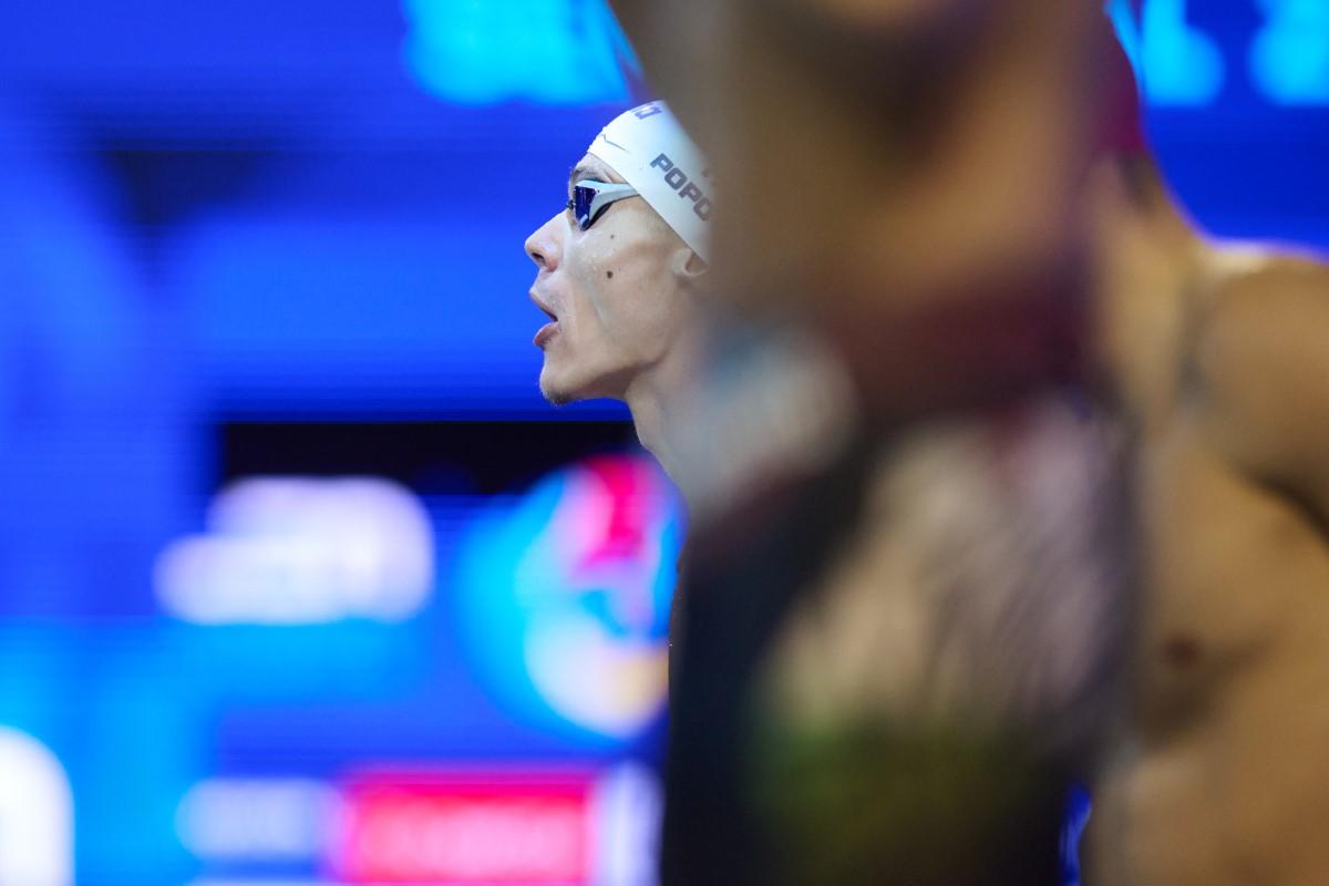 David Popovici dezvăluie ce l-a impresionat în semifinala de la 200 m liber: „E frumos să înoți acasă”