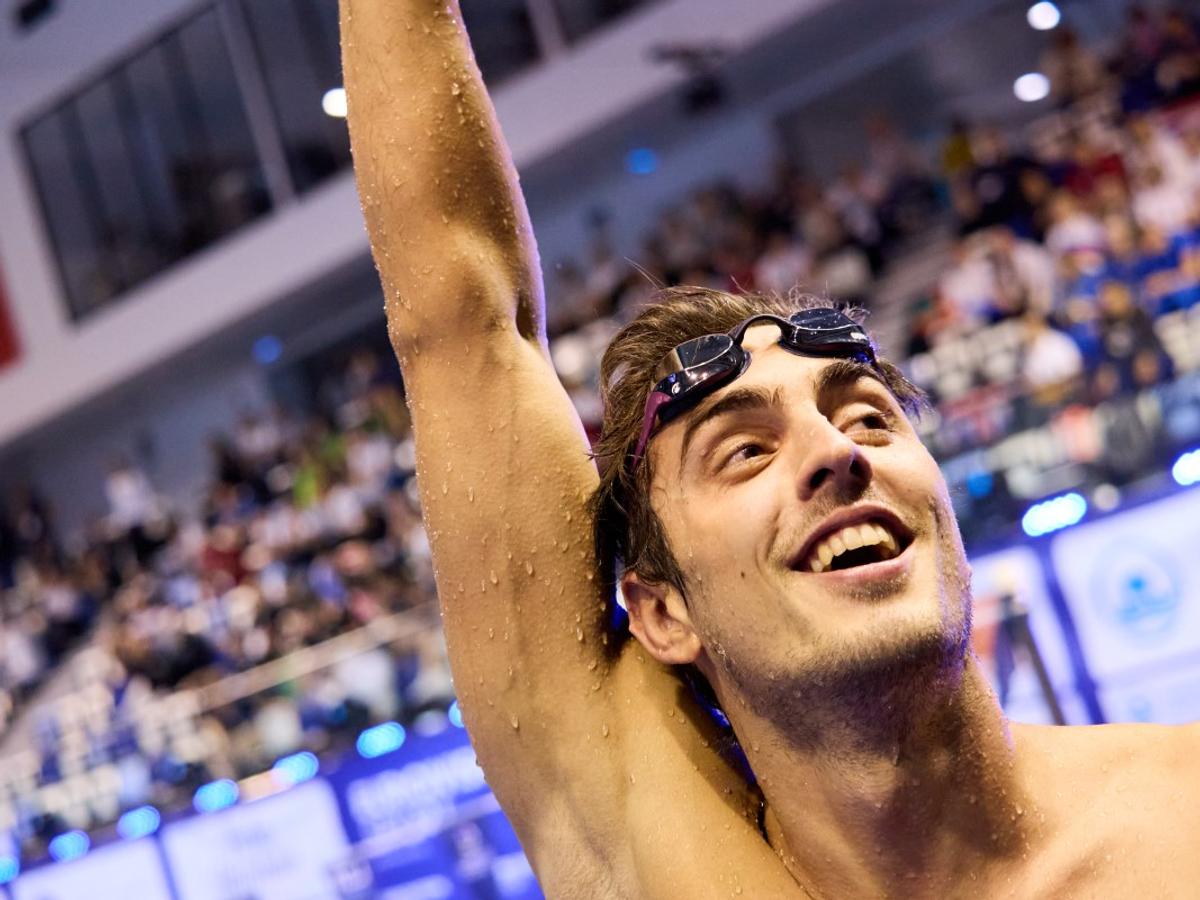 FOTO Andrei Ungur, bronz la 100 de metri spate la Campionatul European de înot în bazin scurt de la Otopeni