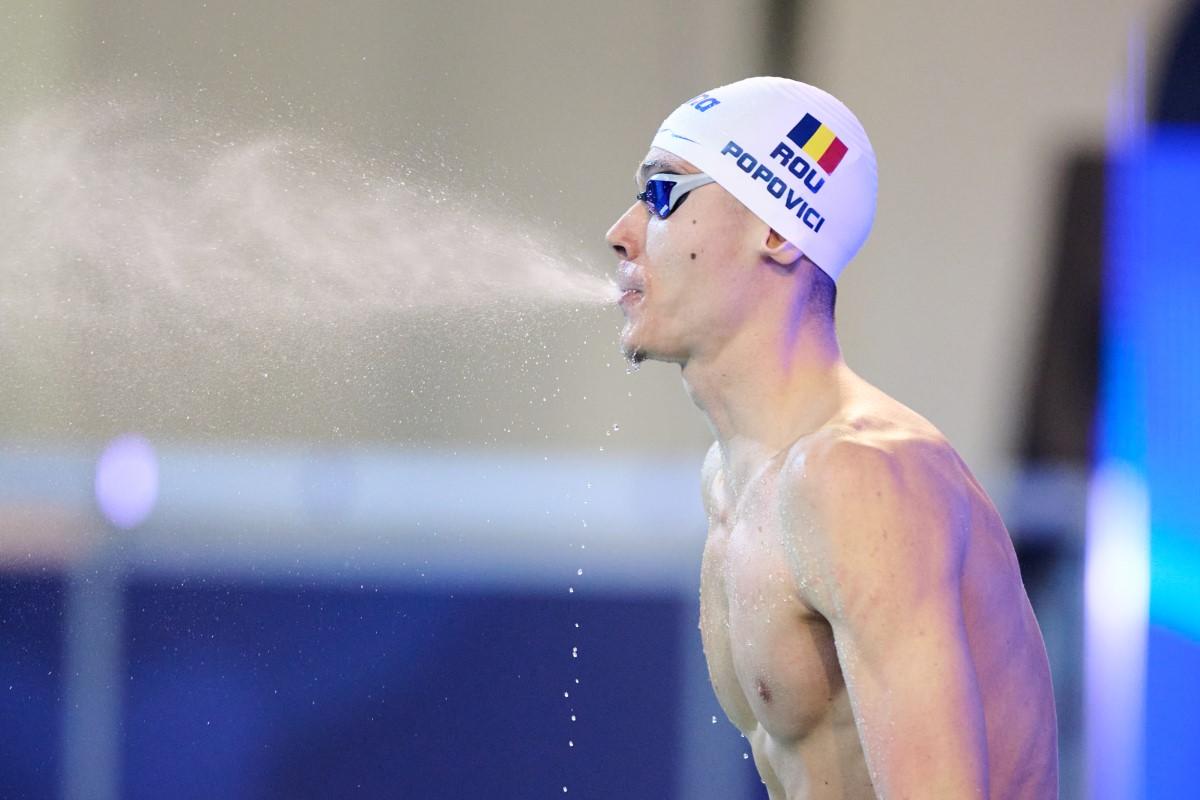 David Popovici dezvăluie ce l-a impresionat în semifinala de la 200 m liber: „E frumos să înoți acasă”
