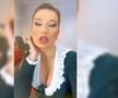 Focus pe decolteu! Cum s-a filmat Maria Iordănescu pe Instagram