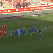 Omagiu pentru Duckadam la meciul dintre UTA Arad și Unirea Slobozia / Foto: Captură Prima Sport