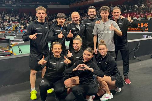 Echipa de tenis de masă a României, locul 4 la Cupa Mondială pe Echipe Mixte/Foto: Facebook (Federația Română de Tenis de Masă)