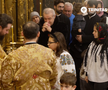Gigi Becali la Sfânta Liturghie. FOTO: Captură Trinitas TV