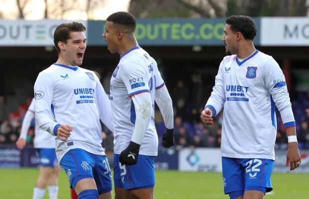 Rangers, victorie fără emoții pe terenul lui Ross County » Cum s-a mișcat Ianis Hagi, titular pentru a treia oară la rând