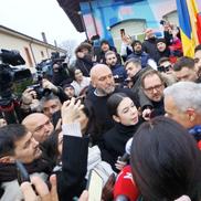 Călin Georgescu, la secția de votare din Mogoșoaia duminică dimineața / FOTO: Remus Dinu, Andrei Furnigă (GSP)