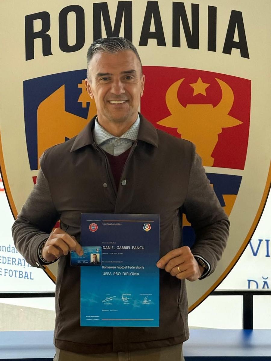 Daniel Pancu a obținut licența PRO și devine oficial antrenorul principal al lui CFR Cluj