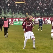 Gestul obscen făcut de Adem Ljajic / foto: captură fk_sarajevo_hz