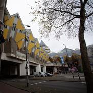 Imagini din Rotterdam, casele cubice FOTO: Ionuț Iordache