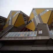 Imagini din Rotterdam, casele cubice FOTO: Ionuț Iordache
