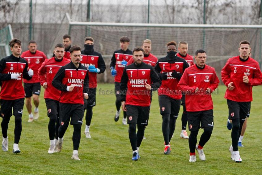 Jucătorii lui Dinamo s-au antrenat astăzi la Săftica. Sursă foto: FC Dinamo Official