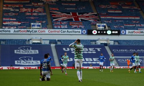 Nir Bitton (29 de ani), component al echipei Celtic Glasgow, eliminat în Old Firm FOTO Imago