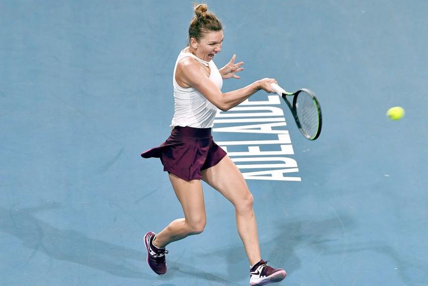 Simona Halep la Adelaide, în 2020 / Sursă foto: Guliver/Getty Images