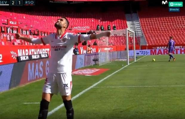 FC Sevilla - Real Sociedad 3-2. Meci nebun în La Liga: 4 goluri în primele 14 minute și un autogol caraghios