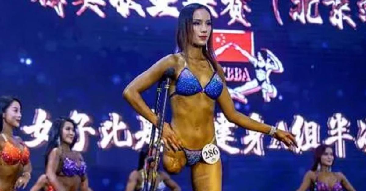 VIDEO&FOTO Cine e Gui Yuna, culturista cu un singur picior care a cucerit inima chinezilor: „M-au numit pisică cu trei picioare”