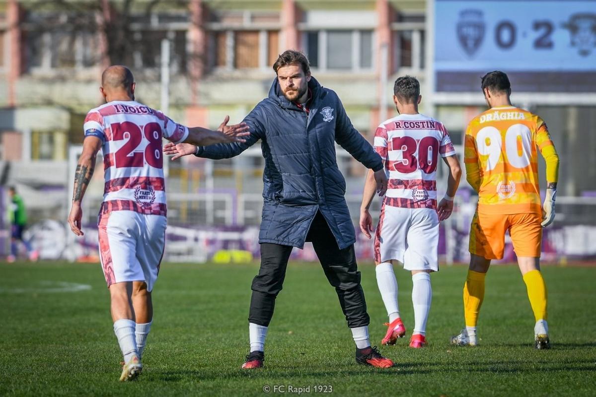 Rapid, 3 amicale înaintea reluării campionatului » Adversarele alese de Nicolae Grigore