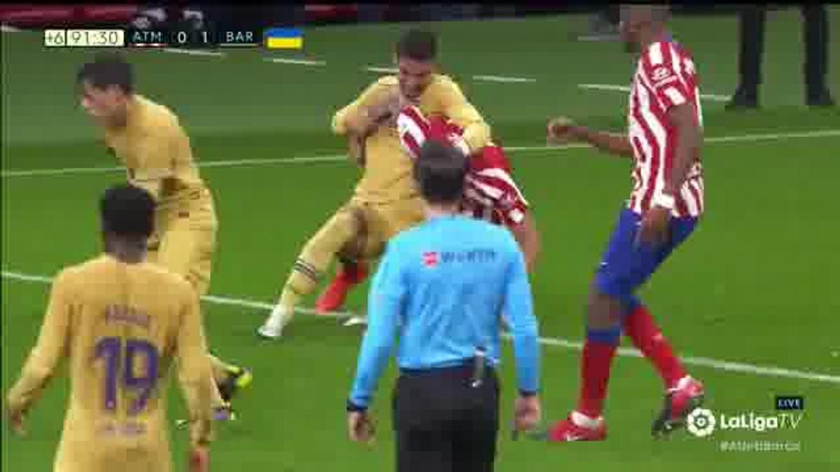 Conflict Ferran Torres cu Stefan Savic