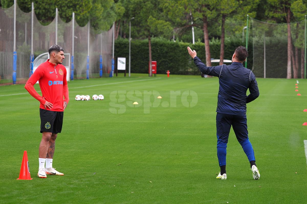 „Ce faci, mă, i-ai dat-o lui Yuri?” » Antrenament pe două anotimpuri: FCSB a ieșit „la joacă” în Antalya. Noua achiziție a captat toate privirile