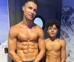 Cristiano Ronaldo și Cristiano Ronaldo Jr, împreună după antrenament Foto: Instagram