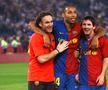 Gabi Milito, Thierry Henry și Leo Messi la Barcelona (foto: Guliver/Getty Images)