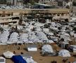 Stadionul „Yarmouk” din Fâșia Gaza, transformat într-un centru de refugiați / foto: Imago