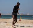 Antrenament Rapid pe plajă în Dubai, 9 ianuarie 2025, foto: Ionuț Iordache / GSP