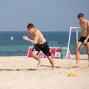 Antrenament Rapid pe plajă în Dubai, 9 ianuarie 2025, foto: Ionuț Iordache / GSP
