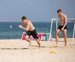 Antrenament Rapid pe plajă în Dubai, 9 ianuarie 2025, foto: Ionuț Iordache / GSP
