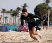Antrenament Rapid pe plajă în Dubai, 9 ianuarie 2025, foto: Ionuț Iordache / GSP