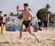 Antrenament Rapid pe plajă în Dubai, 9 ianuarie 2025, foto: Ionuț Iordache / GSP