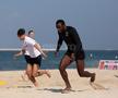Antrenament Rapid pe plajă în Dubai, 9 ianuarie 2025, foto: Ionuț Iordache / GSP