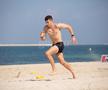 Antrenament Rapid pe plajă în Dubai, 9 ianuarie 2025, foto: Ionuț Iordache / GSP