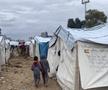 Stadionul „Yarmouk” din Fâșia Gaza, transformat într-un centru de refugiați / foto: Imago