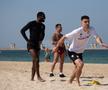 Antrenament Rapid pe plajă în Dubai, 9 ianuarie 2025, foto: Ionuț Iordache / GSP