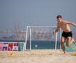 Antrenament Rapid pe plajă în Dubai, 9 ianuarie 2025, foto: Ionuț Iordache / GSP