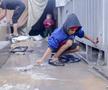 Stadionul „Yarmouk” din Fâșia Gaza, transformat într-un centru de refugiați / foto: Imago