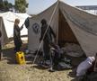 Stadionul „Yarmouk” din Fâșia Gaza, transformat într-un centru de refugiați / foto: Imago