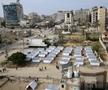 Stadionul „Yarmouk” din Fâșia Gaza, transformat într-un centru de refugiați / foto: Imago